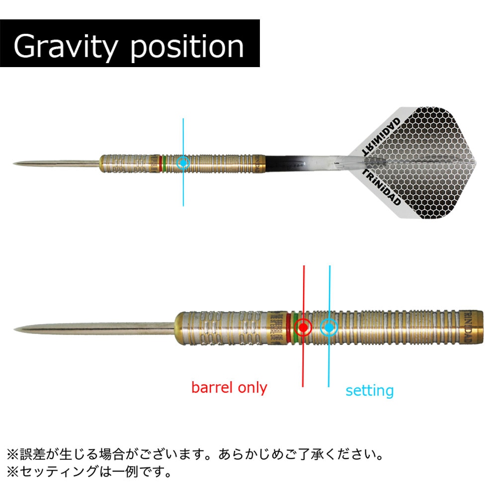 トリニダード ダーツ ホセ タイプ3 スティール 初回限定 TRiNiDAD soft