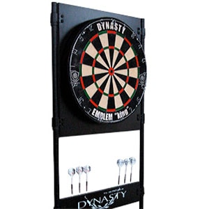 Dynasty】 ダーツボード設置専用スタンド DY01 ホワイト ダーツ収納
