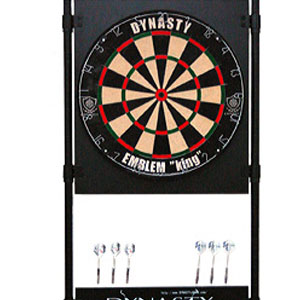 Dynasty】 ダーツボード設置専用スタンド DY01 ホワイト ダーツ収納