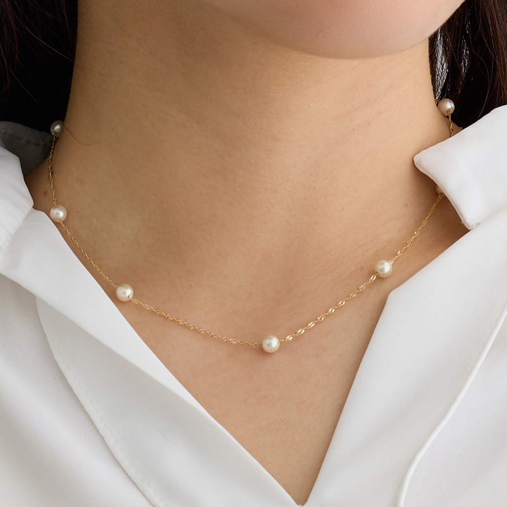 日本製 ステーションパール ネックレス | ネックレス | 日本製