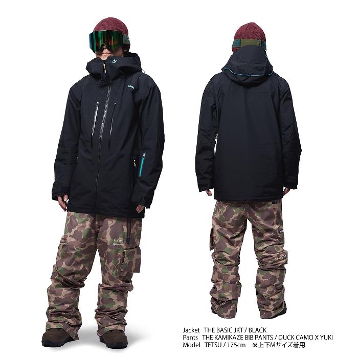 REW アールイーダブリュ BASIC JKT BLACK 24-25 ボードウエア ユニ