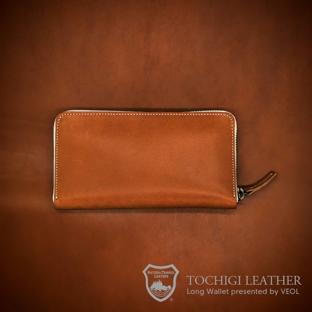 栃木レザーをシンプルに味わう長財布【Leather goodsのナダヤ】