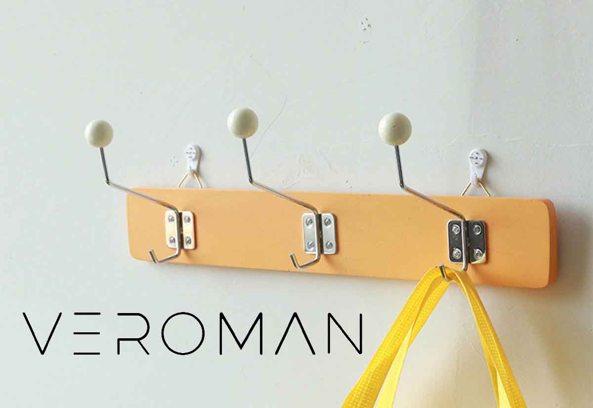 VeroMan 3列 壁掛けハンガー 壁掛けフック フック コートラック ラック