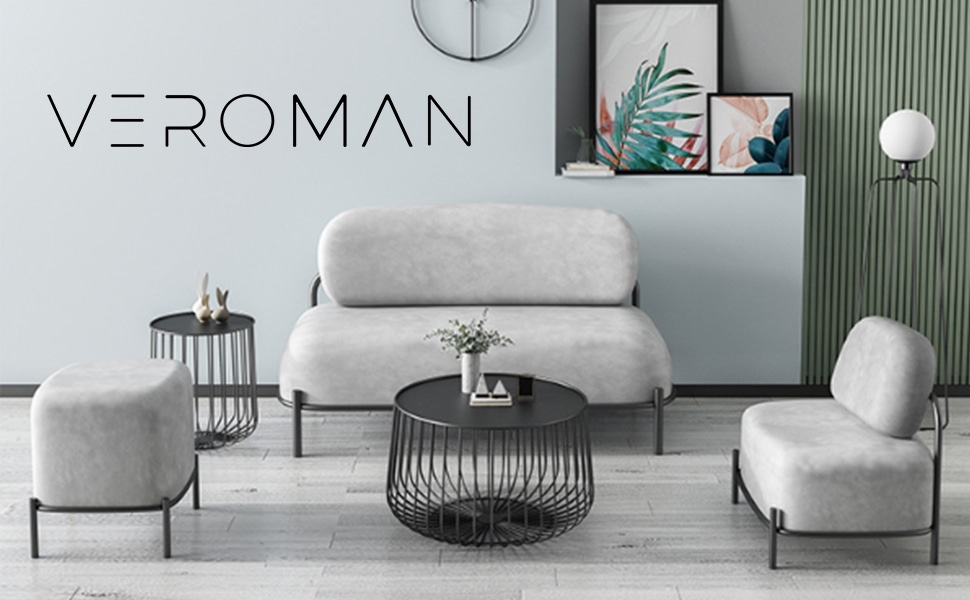 大] VeroMan リビングテーブル ワイヤー カボチャ コーヒーテーブル