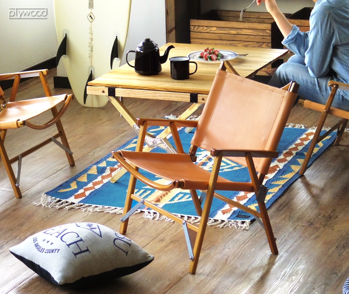 カーミットチェア＆交換レザーシート [ヌメ 2枚組] セット plywood別注