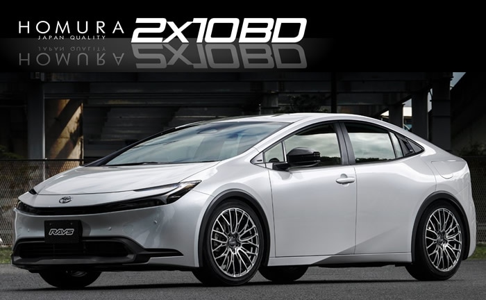 プリウス60系専用 HOMURA 2×10 BD 19インチホイール＆タイヤセットを