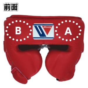 ウイニング・Winning ヘッドギア フェイスガードタイプ M・L FG-2900