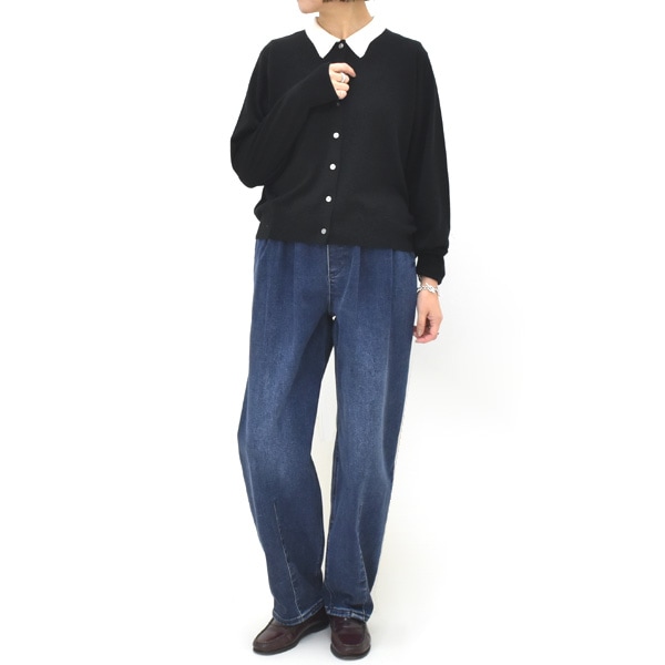 Midiumi ミディウミ バイカラーポロカーディガン 4-720039 レディース