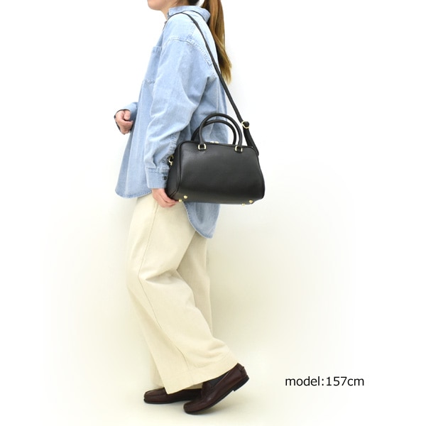 AULENTTI オウレンティ 2Wayミニボストンバッグ ショルダー DI-3014-DO