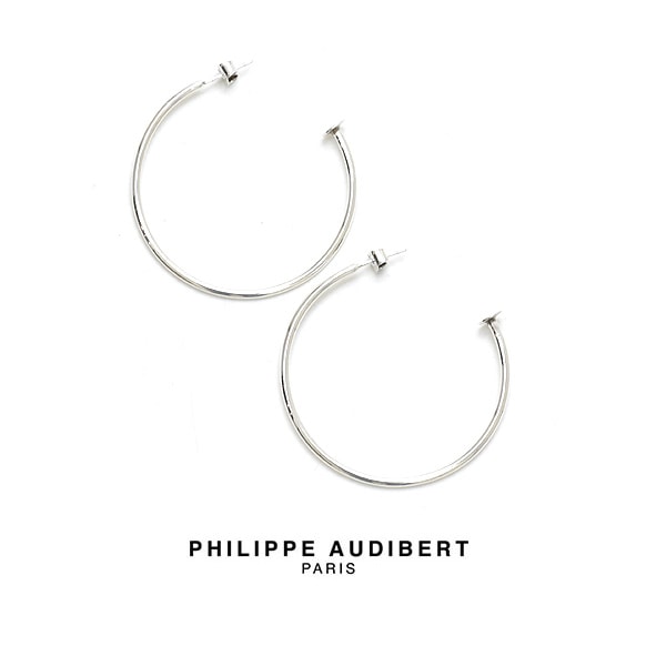 PHILIPPE AUDIBERT フィリップ オーディベール Ell Earring M フープ