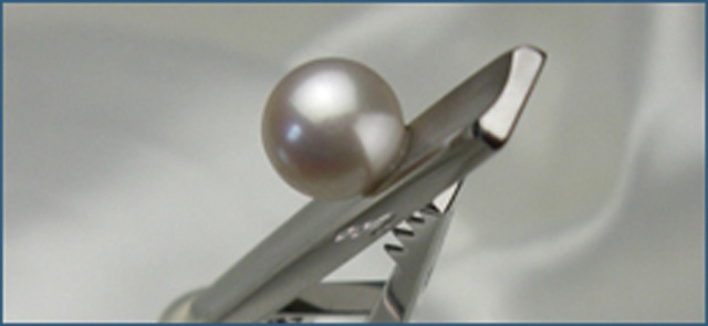 パールネクタイピン K18WG-P-001｜貴金属ネクタイピン通販専門店【紳士屋】