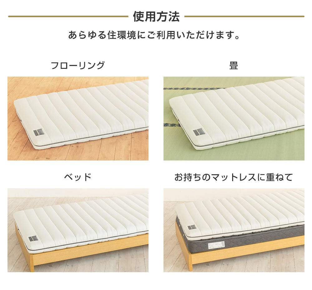 高反発マットレス ワイドダブル - マットレス PREMIUM｜SOMRESTA公式