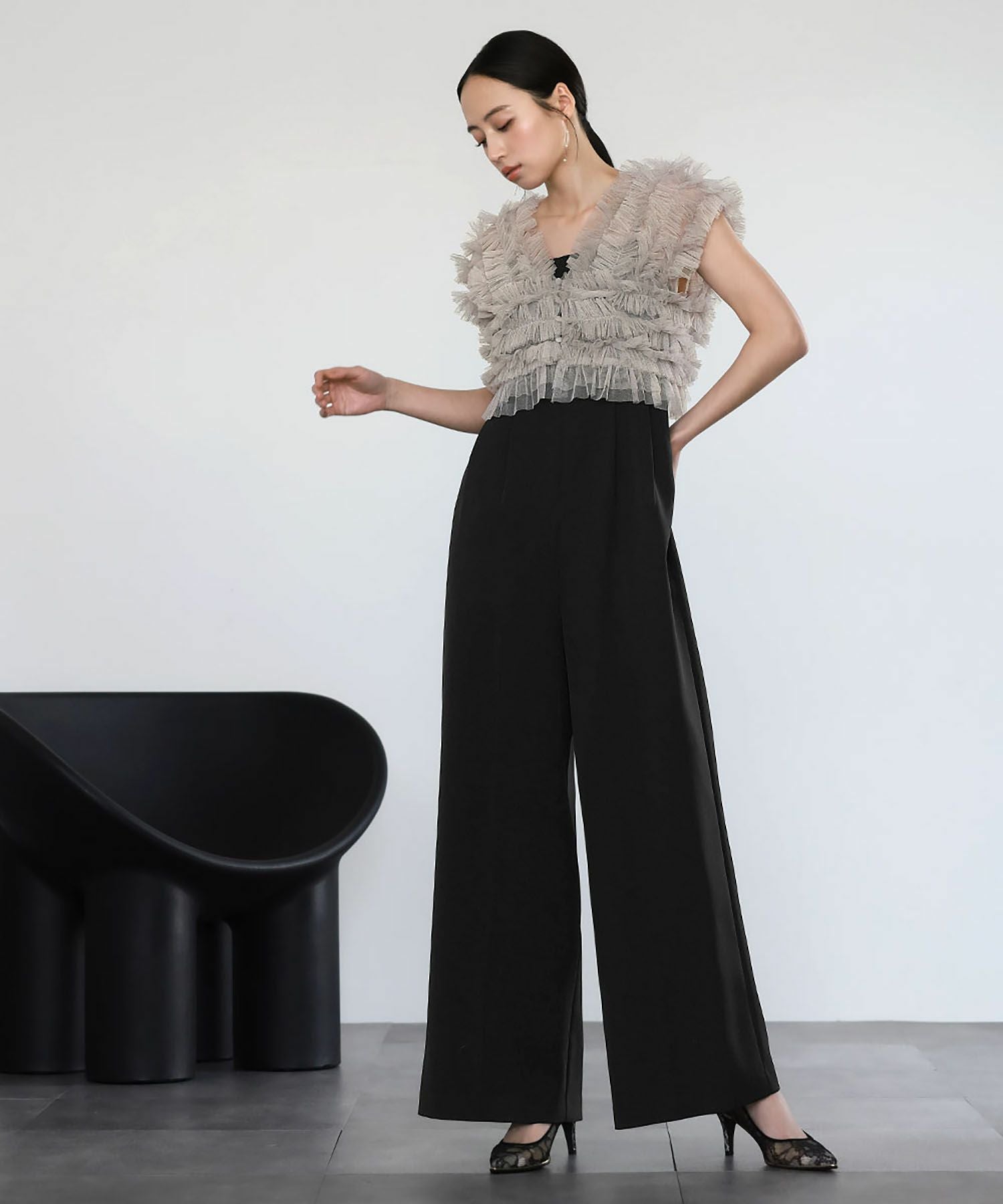 結婚式・お呼ばれ対応 | 2点セットオールインワンパンツドレス