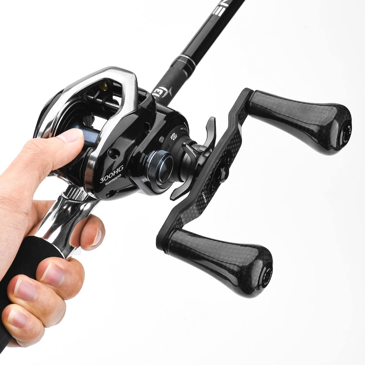 FA30 ハンドルノブ カーボン製 30mm 単品