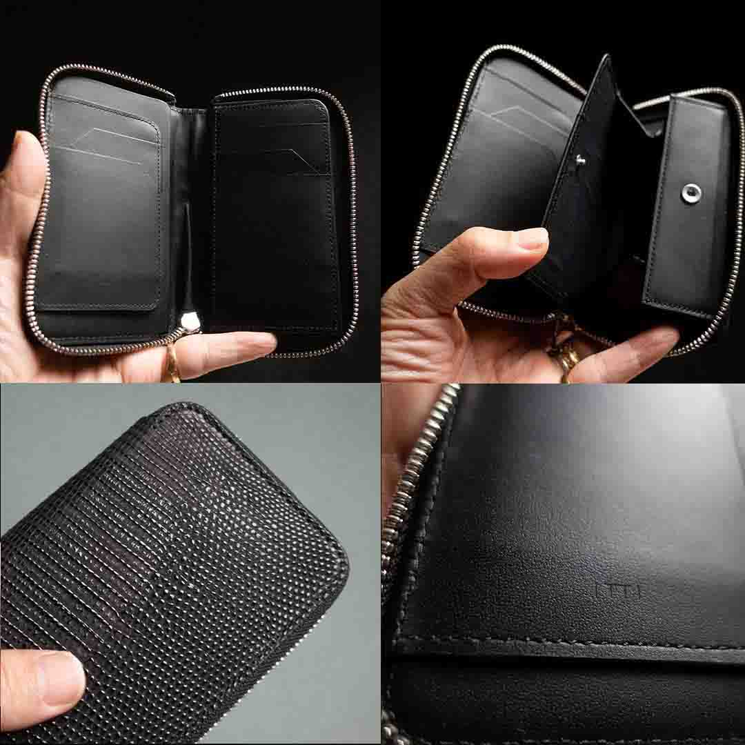 ITTI財布 CRISTY SMART MID WLT .5 /KUROZAN LIZARD – GOOD4THREE