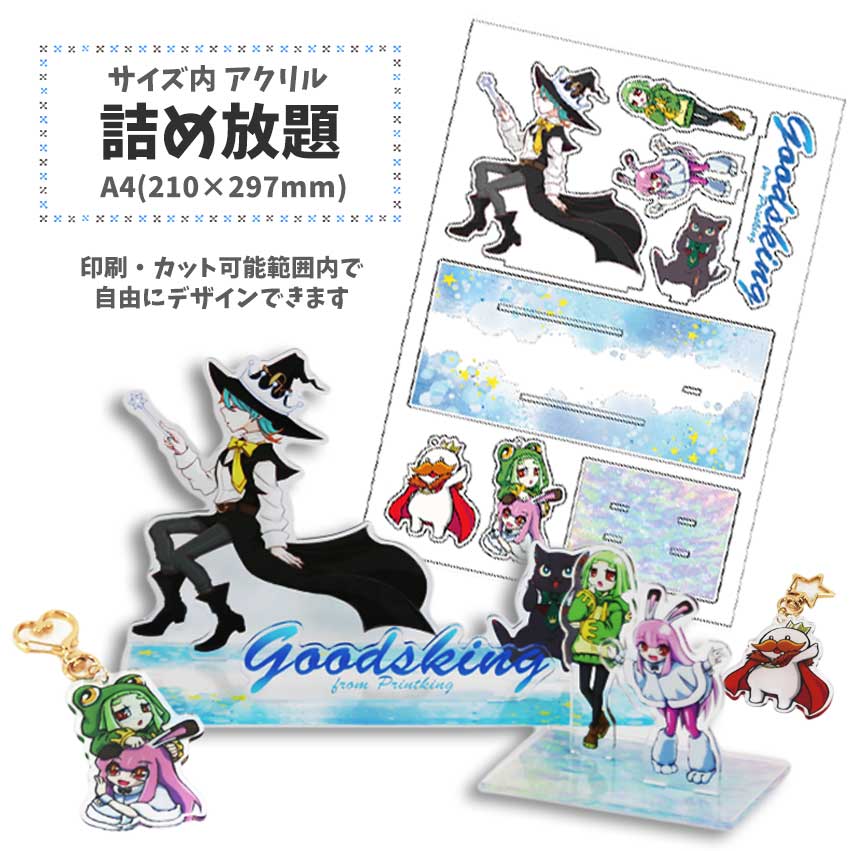 GoodsKing / アクリル詰め放題【A4サイズ】