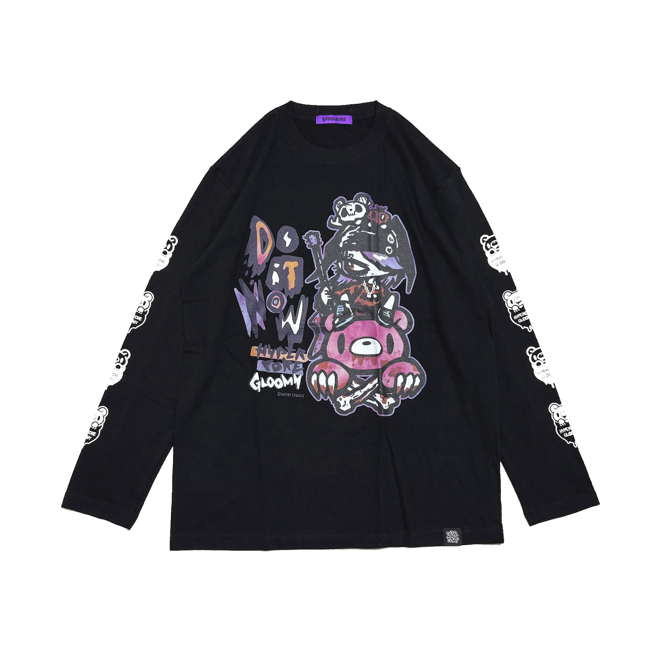 HYPERCORE×GLOOMY] DO IT NOW by GLOOMY ロングスリーブTシャツ（Black