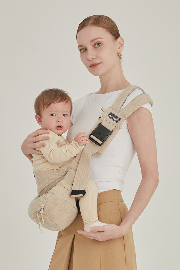 グスケット365抱っこ紐Plus【抱っこ紐+バッグ】ベージュ – GOOSEKET.JP