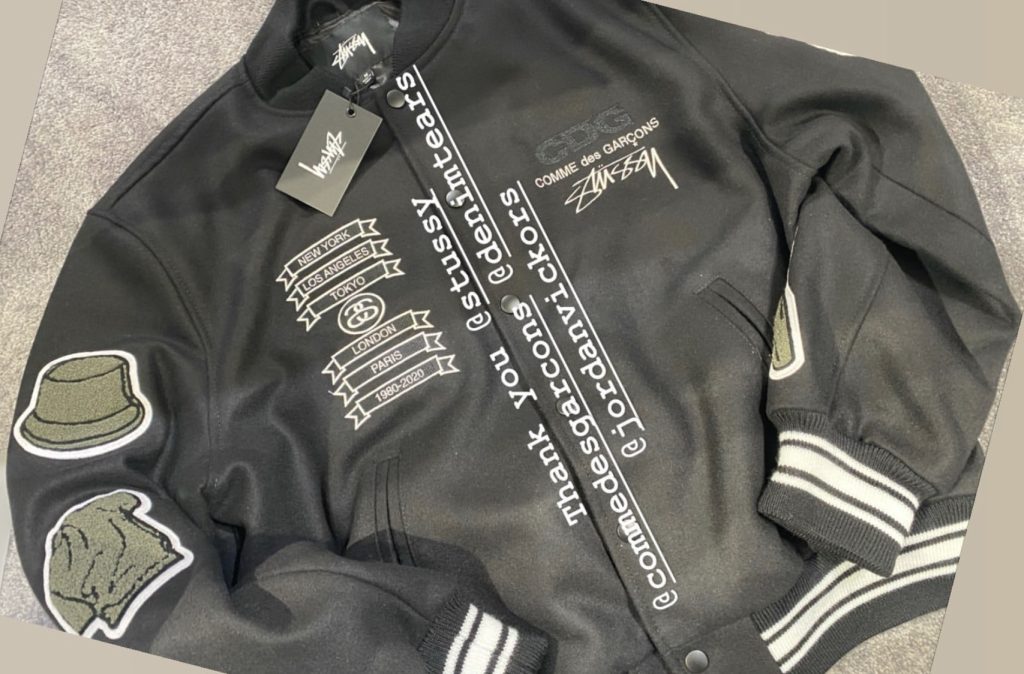STUSSY × COMME des GARCONS 40周年記念コラボジャケットが1/15に国内