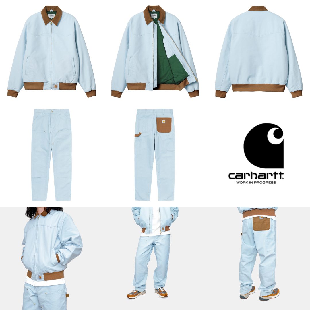 CARHARTT WIP NEW YEAR OG SANTA FE JACKET & DOUBLE KNEE PANTが1/2