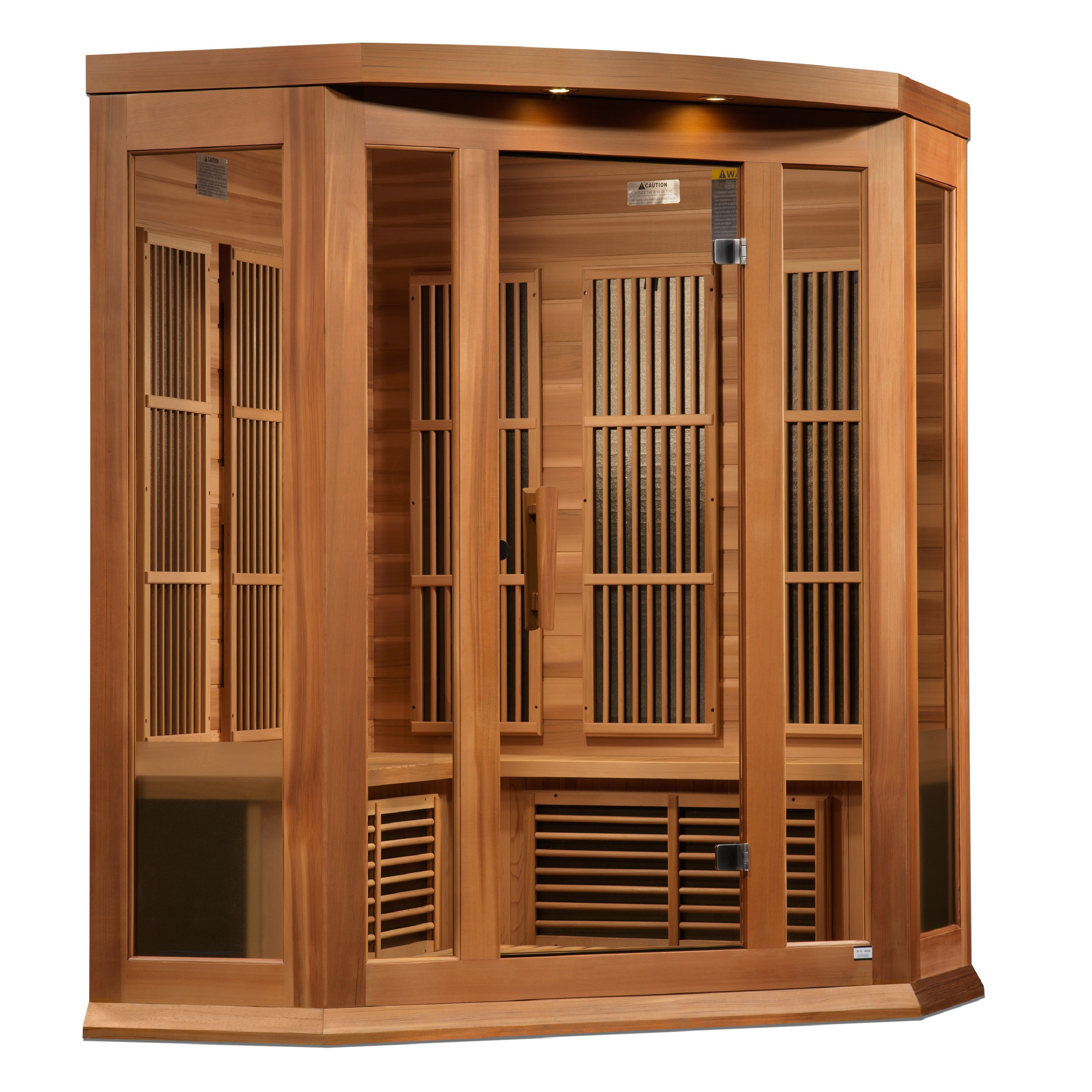Maxxus 3 Person Low EMF FAR IR Sauna (MX-K356-01 CED) – Golden