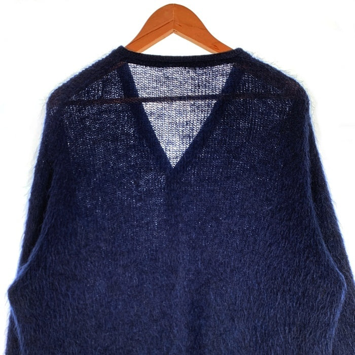 60's ヴィンテージ モヘアカーディガン ネイビー 毛足長め Jantzen