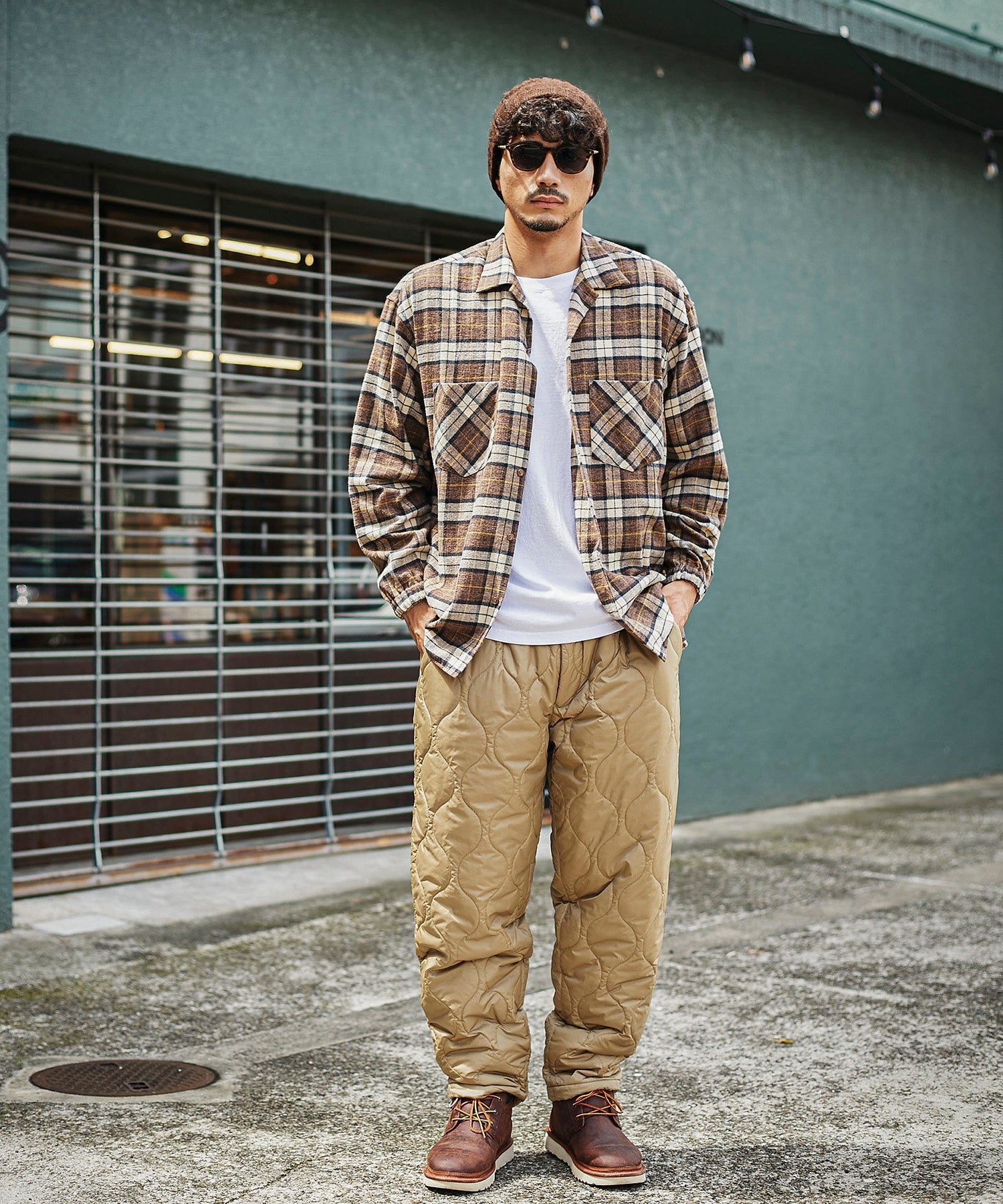 スペック ネルチェック オープンカラー スモッグ シャツ – GORDON MILLER