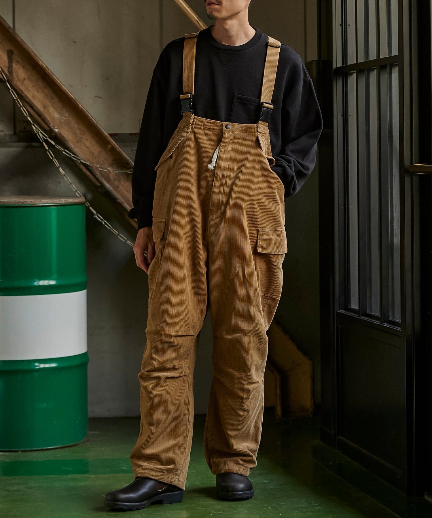 コーデュロイ ガレージ オーバーオール – GORDON MILLER