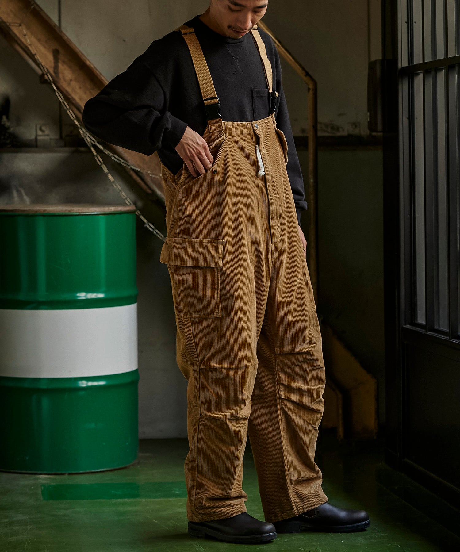 コーデュロイ ガレージ オーバーオール – GORDON MILLER