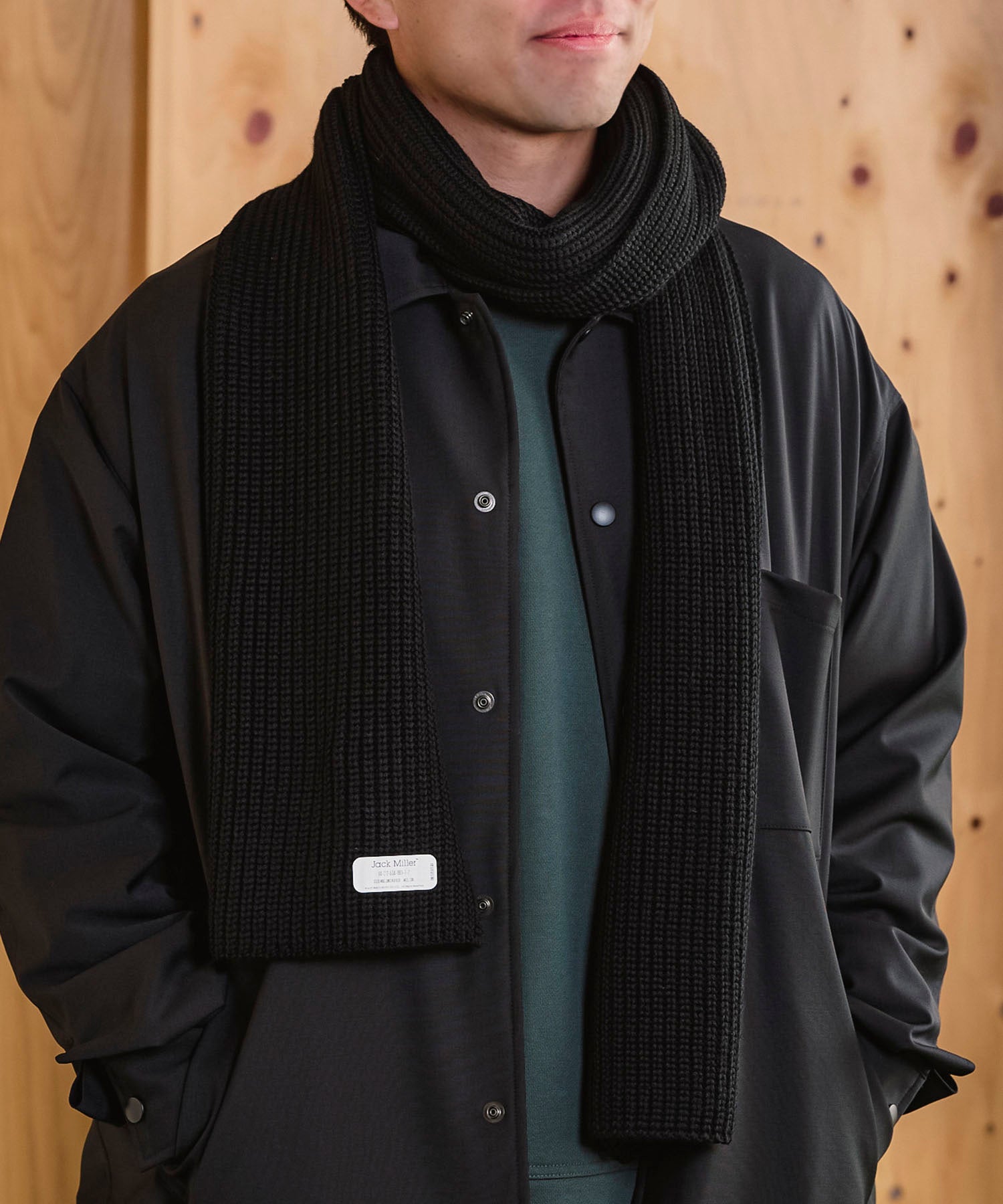 Jack Miller ソリッド ウール ロング マフラー – GORDON MILLER