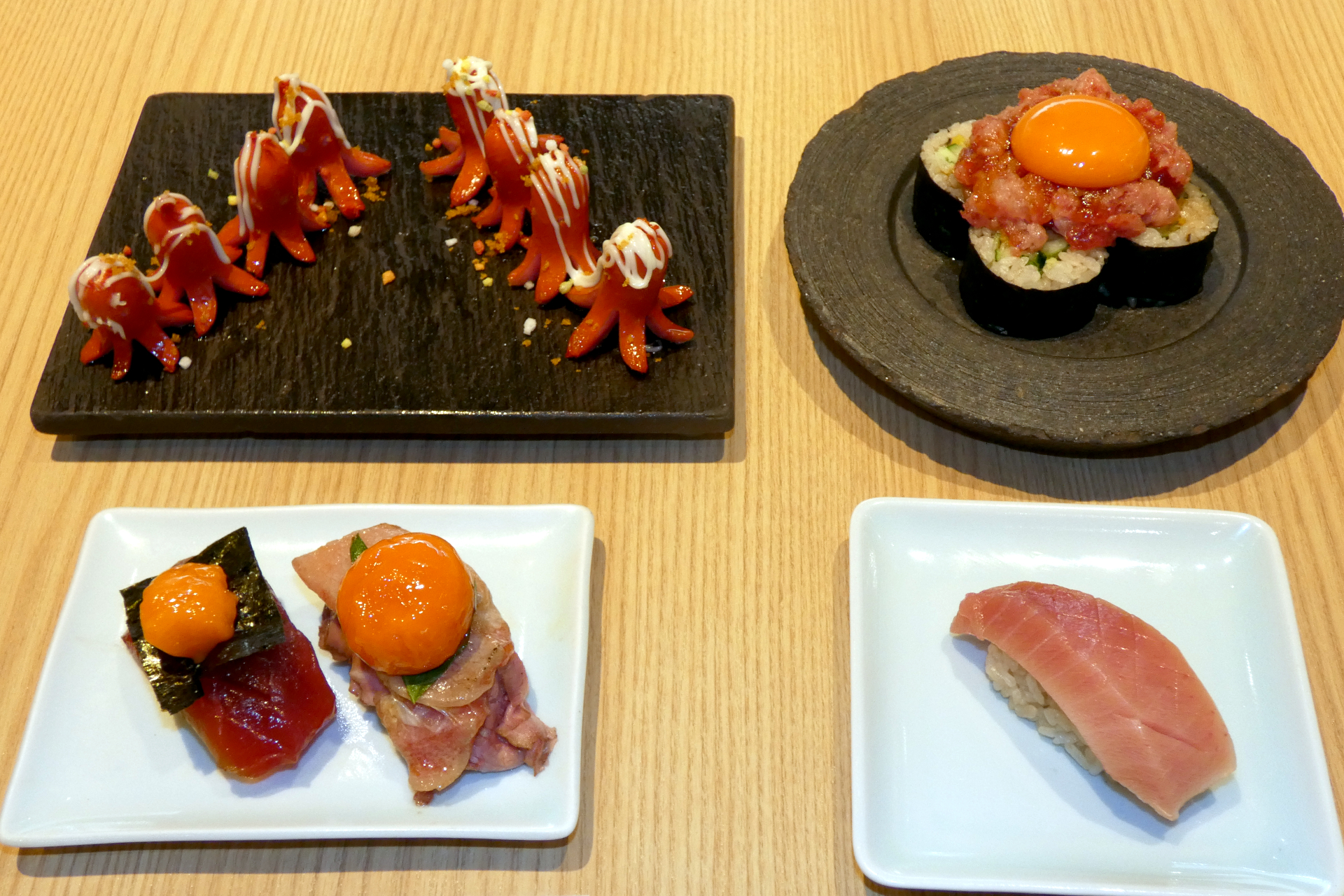 鮨 酒 肴 杉玉」創業8周年、通常の2倍サイズの中とろを1貫88円で提供