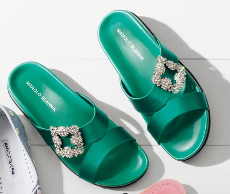 歩きやすいブランド靴】春のおしゃれを彩る！「マノロ ブラニク