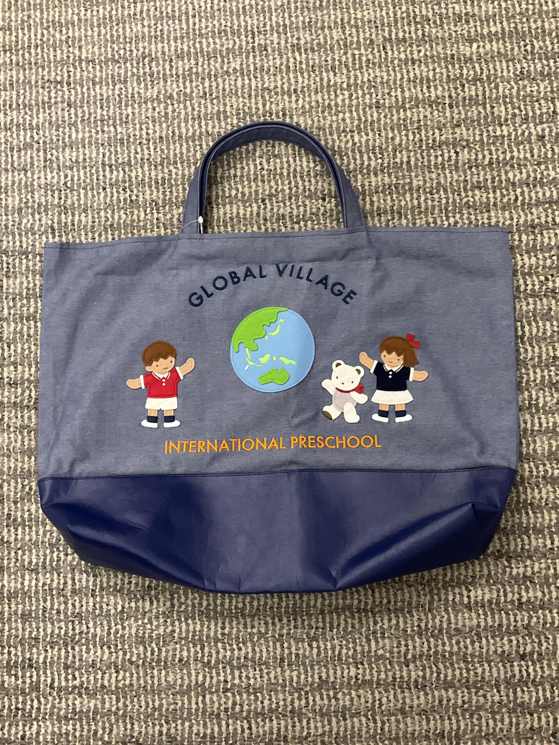 ファミリア コーンズ コラボデニムバッグ 未使用に近い ファミリア