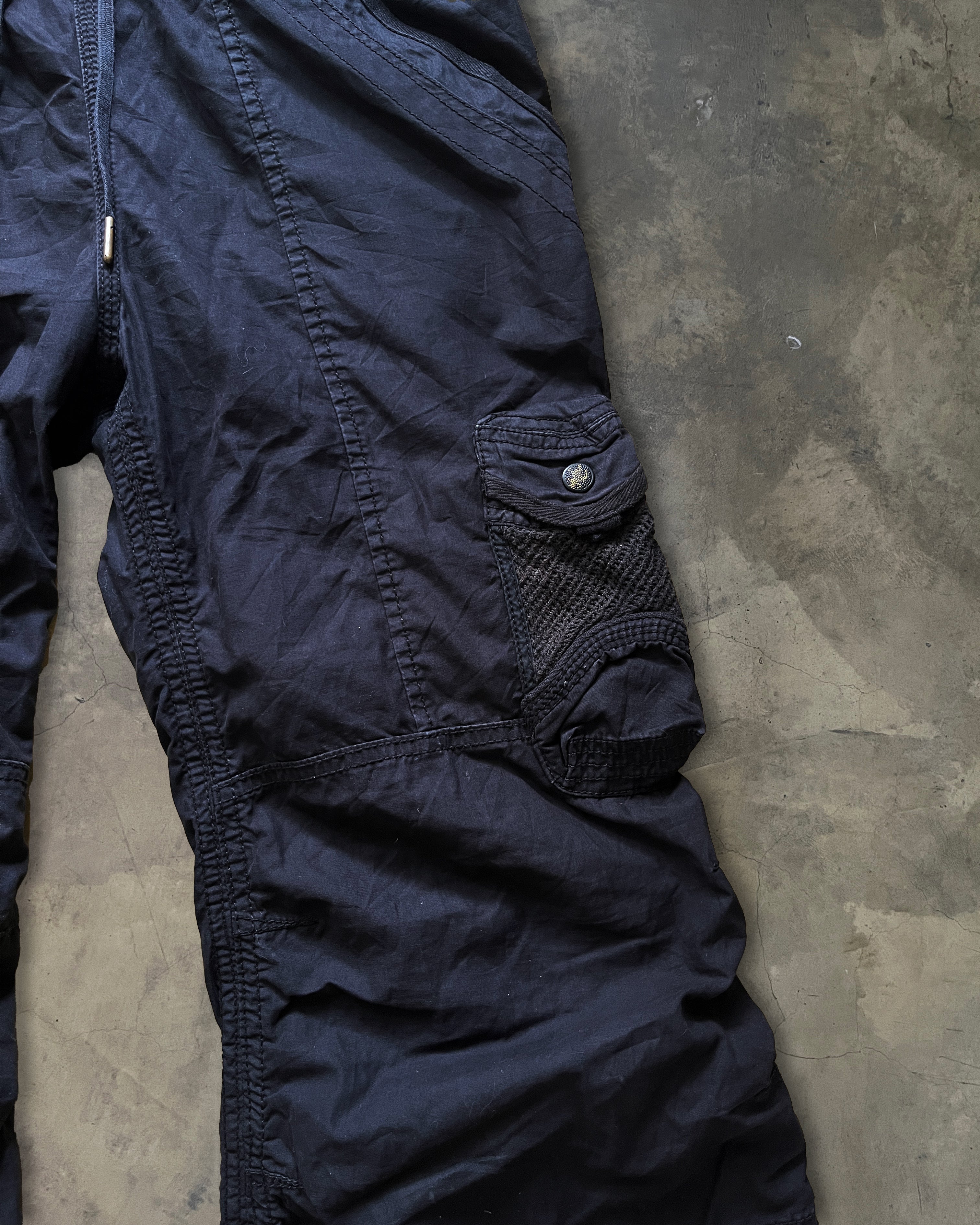 G.O.A BLACK CARGO PANTS – glam archive