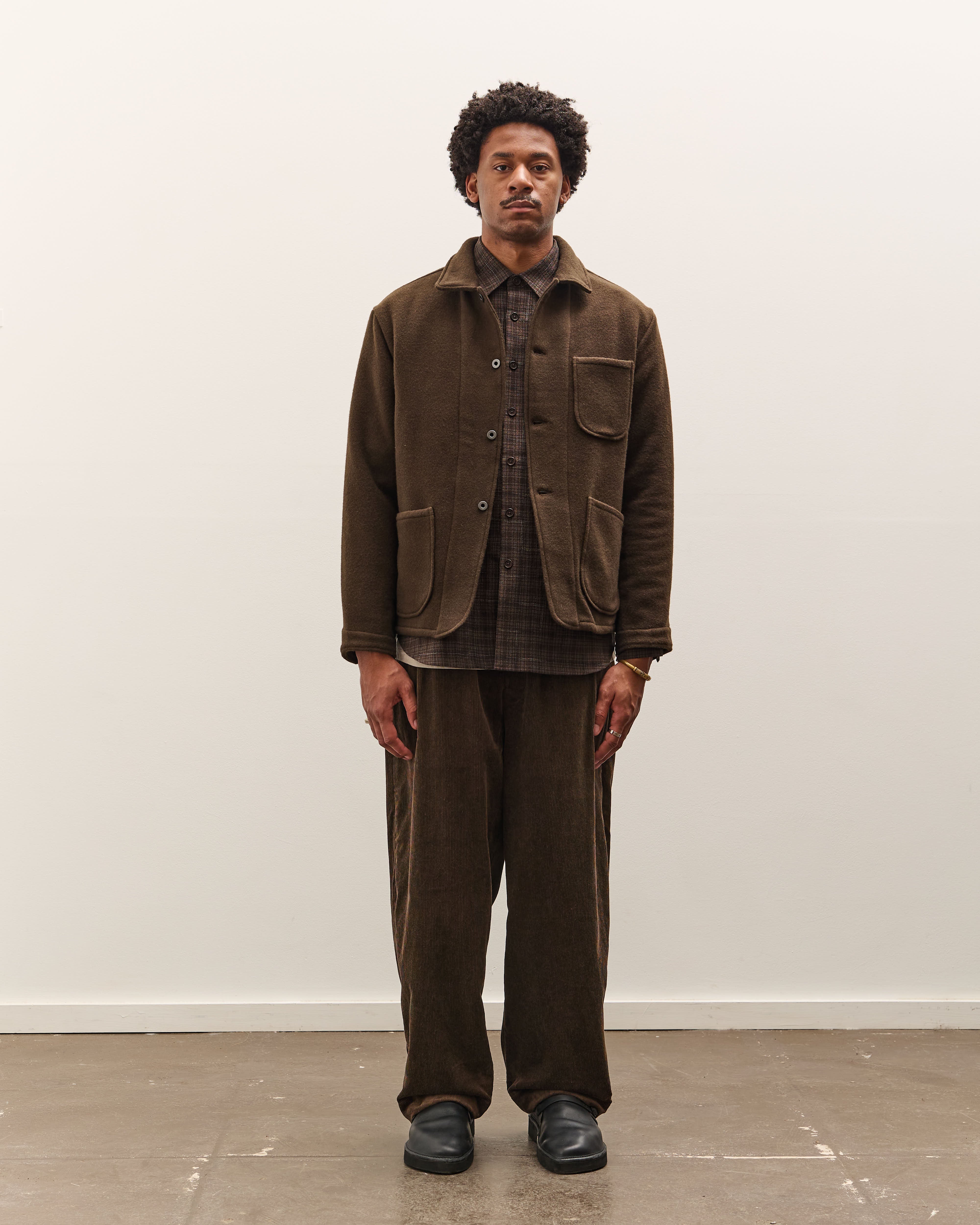 Evan Kinori Three Pocket Jacket, Dark Olive – Glasswing