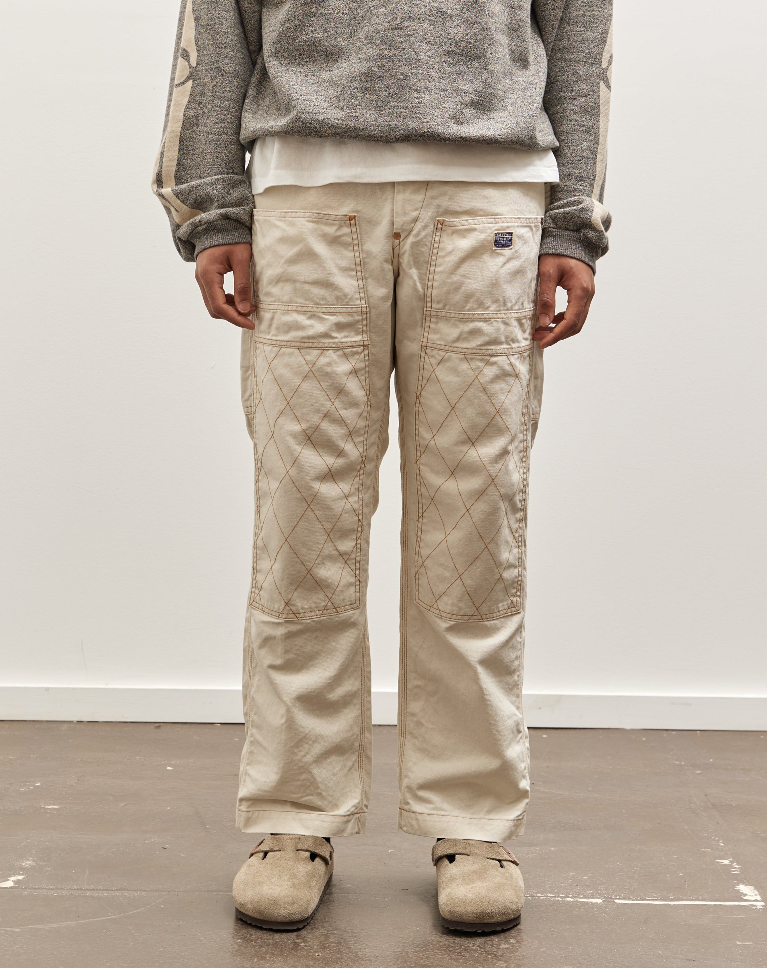 Kapital Unisex Light Canvas Lumber Pants, Natural – Glasswing