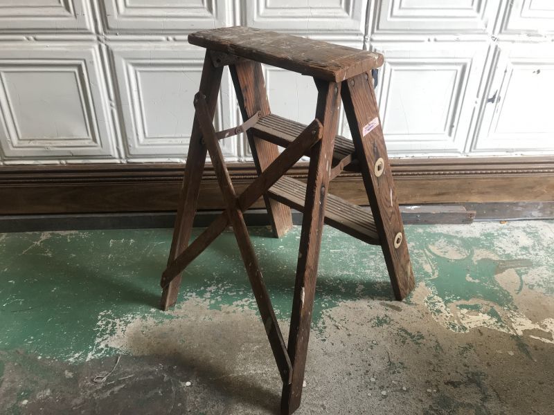 ステップラダー/アンティーク脚立