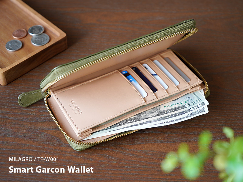 ギャルソン型×栃木レザー】ラウンドファスナー長財布がメンズにおすすめ