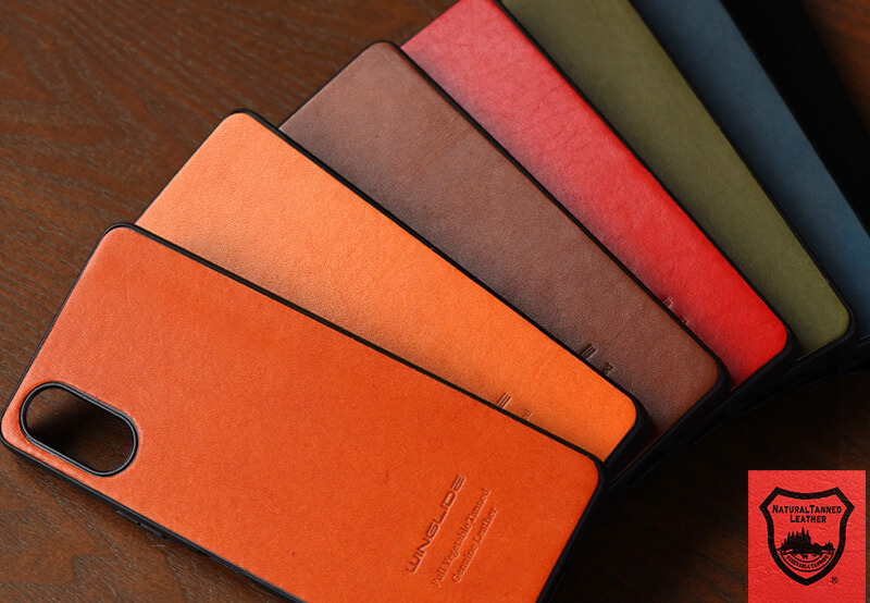 栃木レザー】Xperia1VI / Xperia10VI ケース 背面 本革 シェル