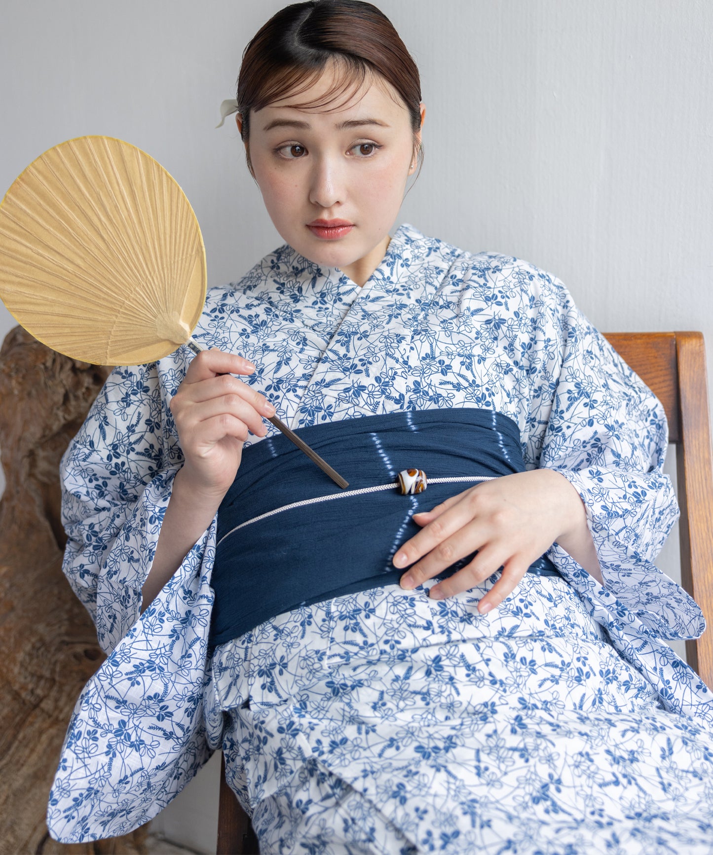 二橋染工場】捺染こだわり浴衣2点セットby yukatakan grace – ゆかた館