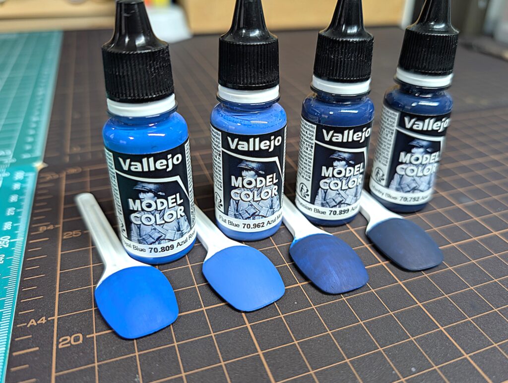 ファレホ】「モデルカラー」ロイヤルブルー・フラットブルー・ダーク