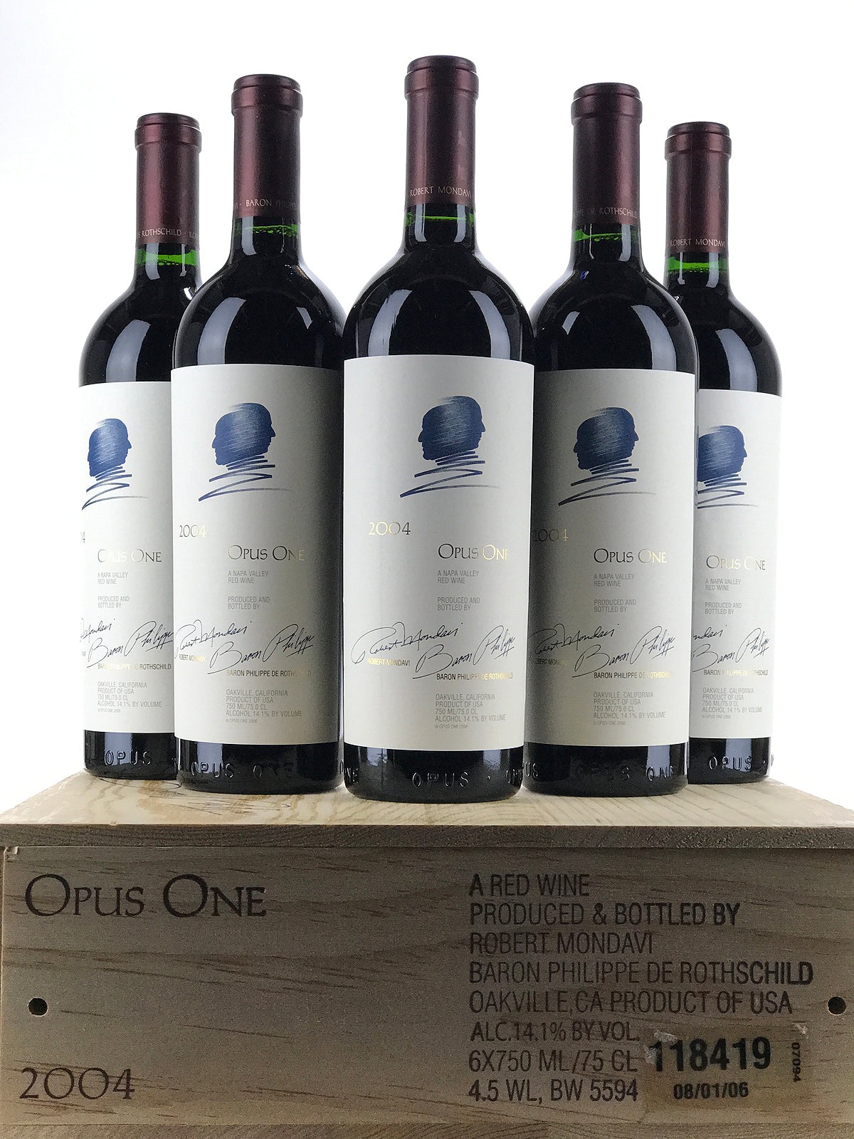 2004 Opus One, Napa Valley, Case of 6 btls