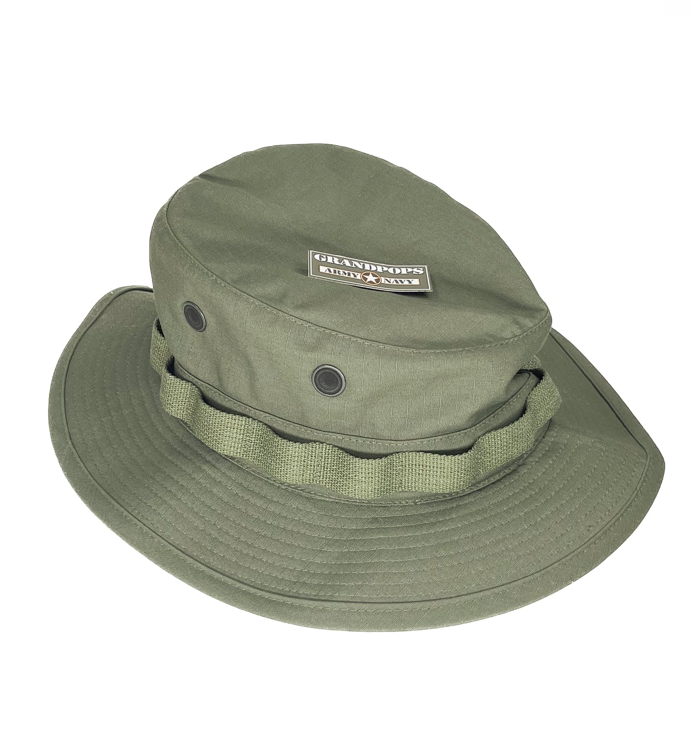 OD Green Jungle Hat Rip-Stop Made In USA – GRANDPOPSARMYNAVY