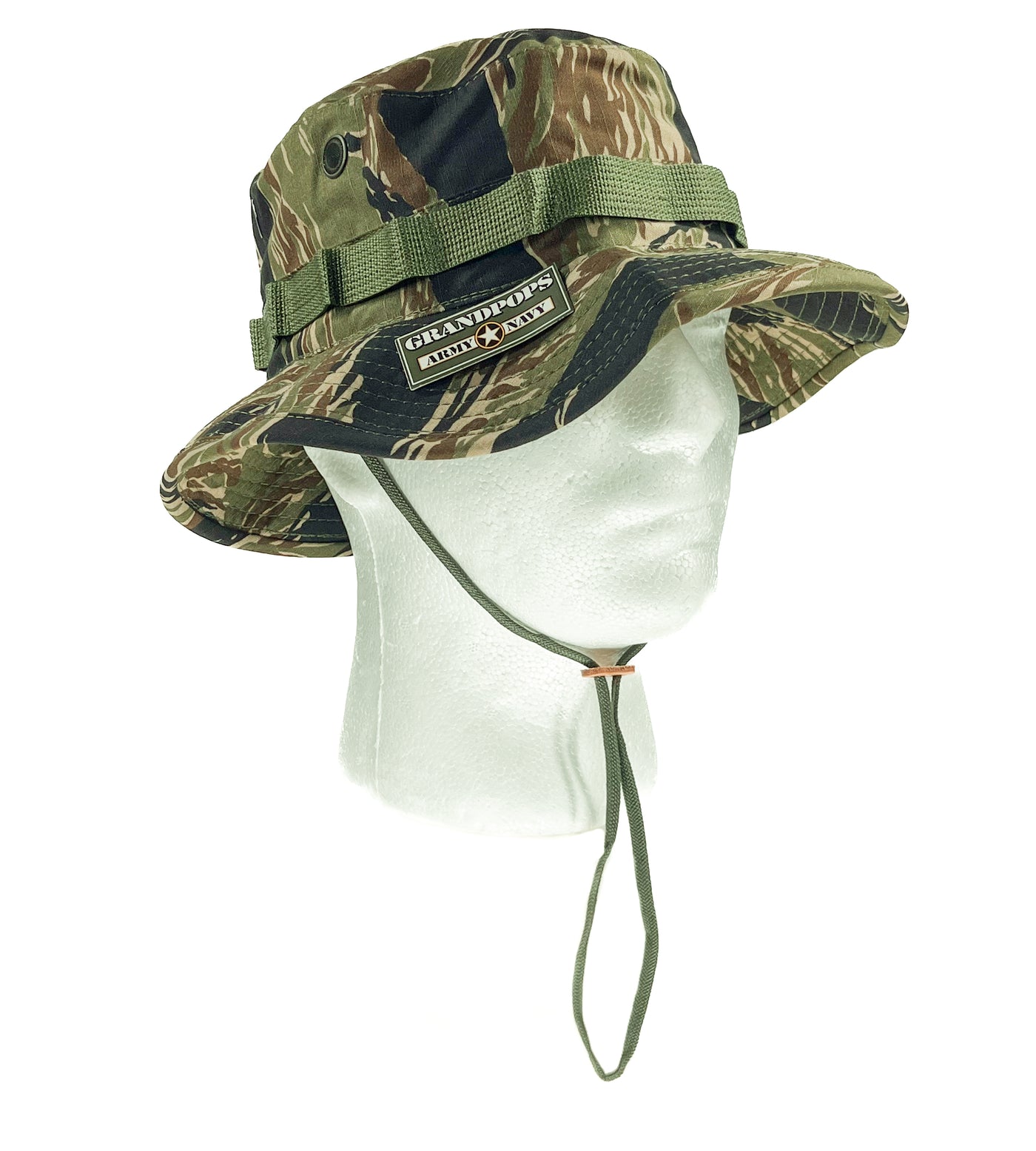 Vietnam Tiger Stripe Jungle Hat Rip-Stop Made In USA