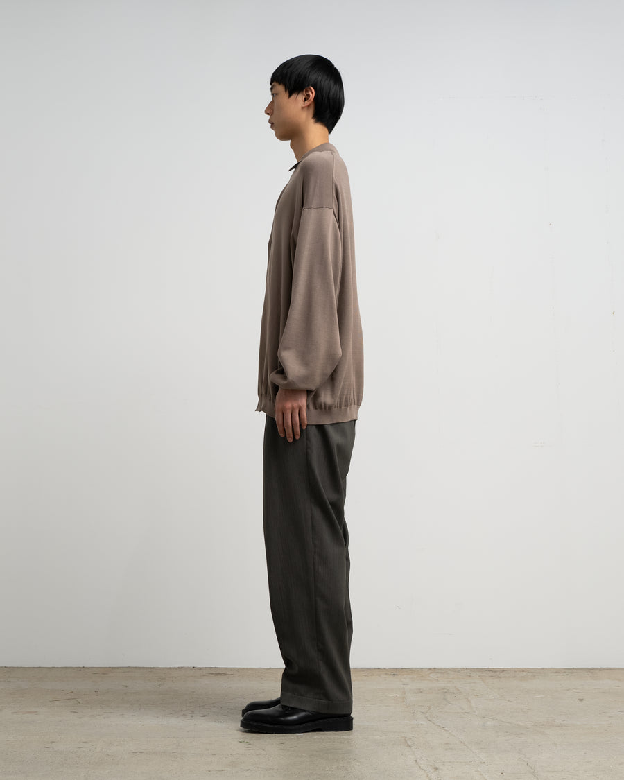 Suvin High Gauge Knit Oversized L/S Shirts – Graphpaper