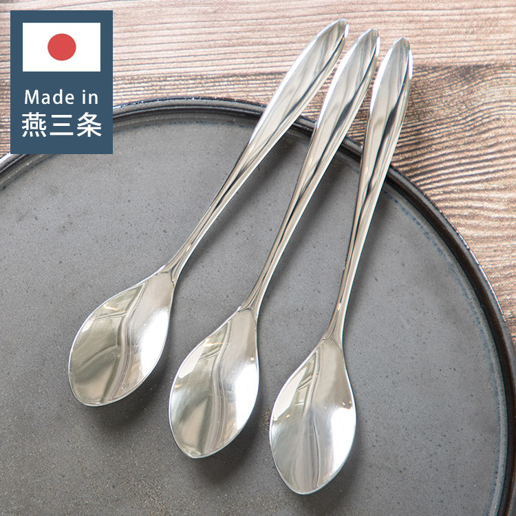 日本製 燕三条 ミディアムスプーン 3本セット 食洗機対応 ステンレス