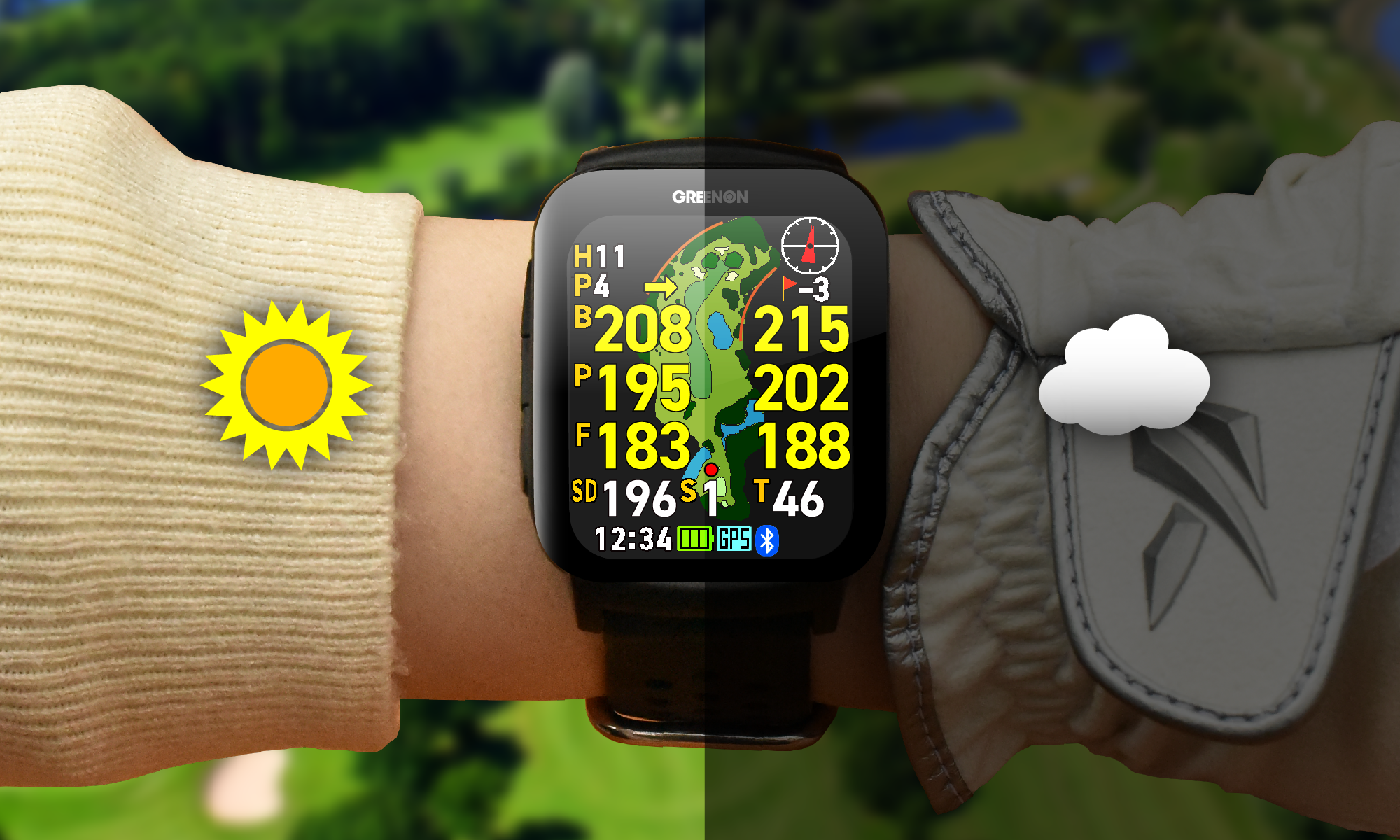 圧倒的な明るさで驚きの視認性を実現】グリーンオン ザ・ゴルフ