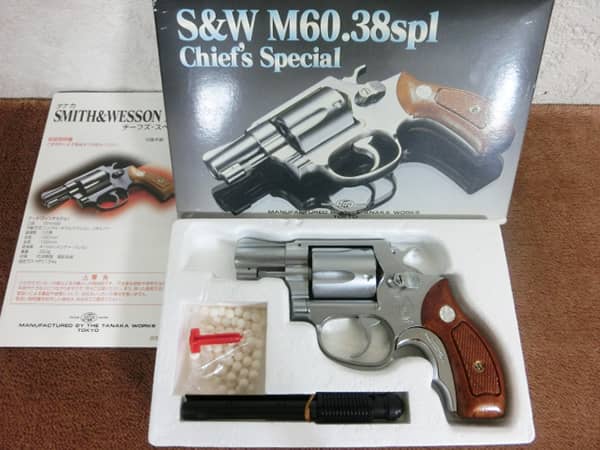タナカのS&WのM60 38splチーフズスペシャルをお買取りしました