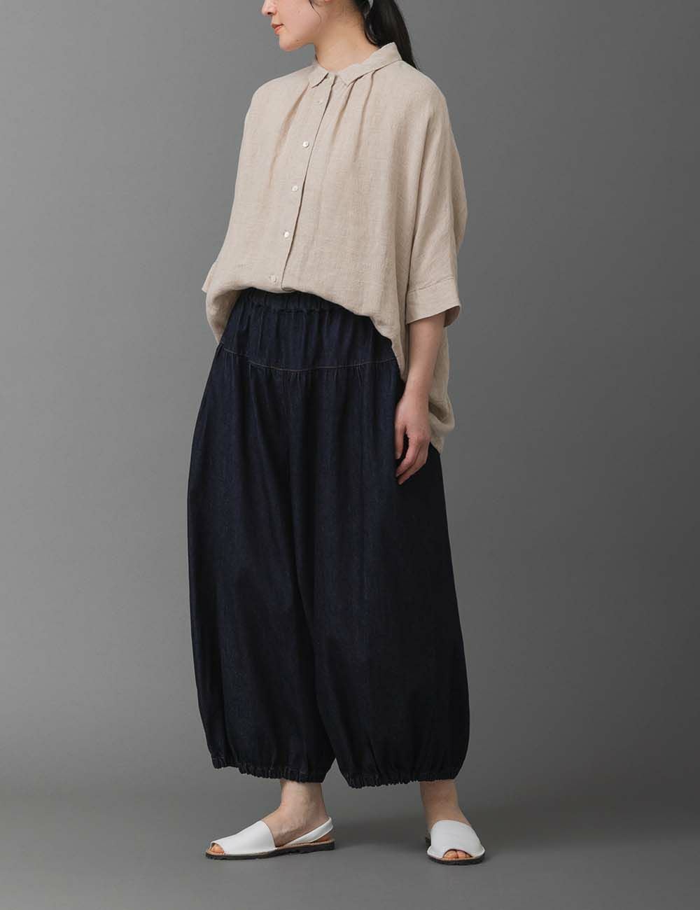 麻ガーゼブラウス日日草（にちにちそう） | 石見銀山 群言堂オンライン