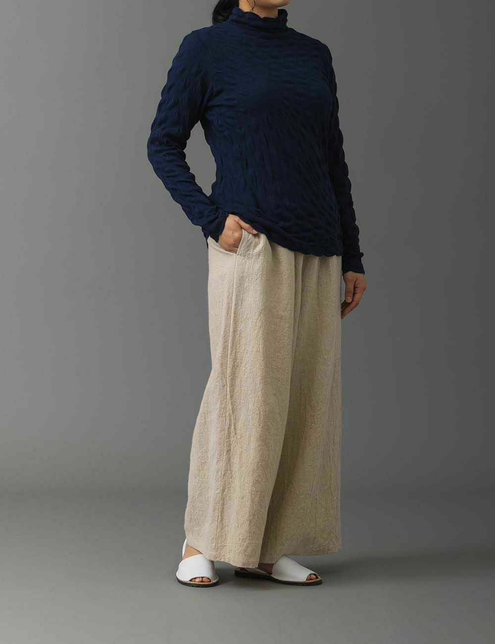 麻キャンバスパンツ山蕗（やまぶき） | 石見銀山 群言堂オンラインストア